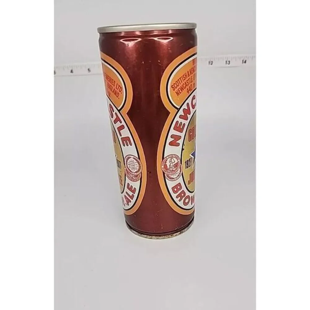 Newcastle‎ Brown Ale Golden Jubilee 1927 1977 | Vintage 15.5 oz Pull Tab Can